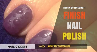 Achieve Flawless Matte Nails: Easy Steps for Perfect Matt Finish Polish