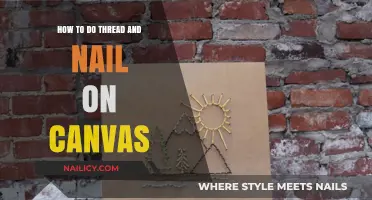 Mastering Thread and Nail Art: Creative Techniques for Canvas Crafting