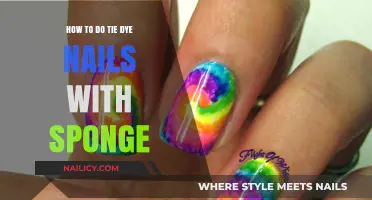 Sponge Tie-Dye Nails: Easy DIY Steps for Vibrant Manicures