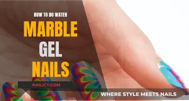 Water Marble Gel Nails: Achieving the Swirly Look