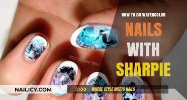 Create Vibrant Watercolor Nails Using Sharpies: Easy DIY Tutorial
