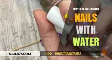 Create Stunning Watercolor Nails Using Water: Easy DIY Guide