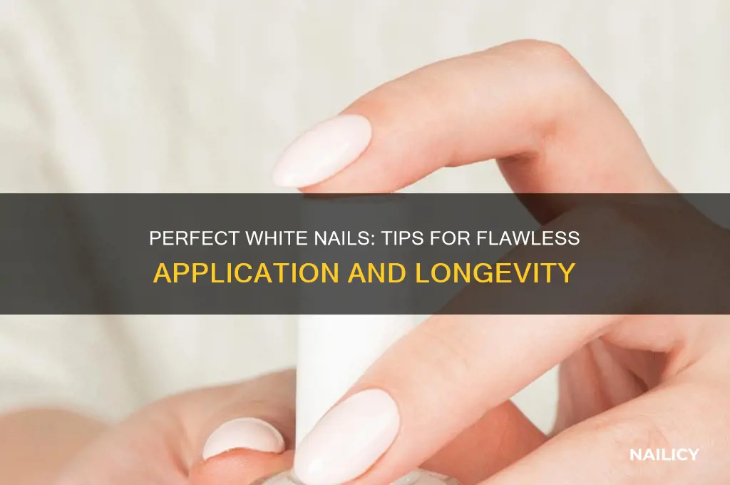 how to do white nail polish
