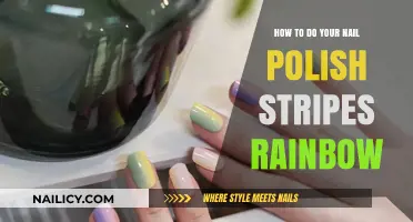 Master Rainbow Nail Polish Stripes: Easy DIY Guide for Vibrant Nails