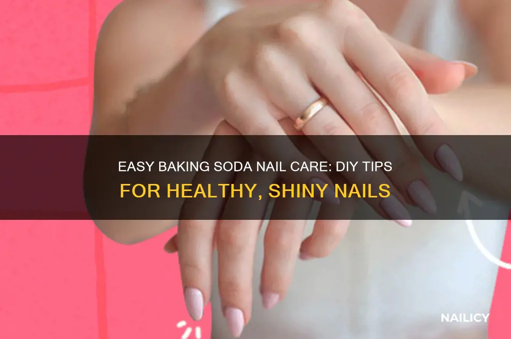 how to do your nails with baking soda