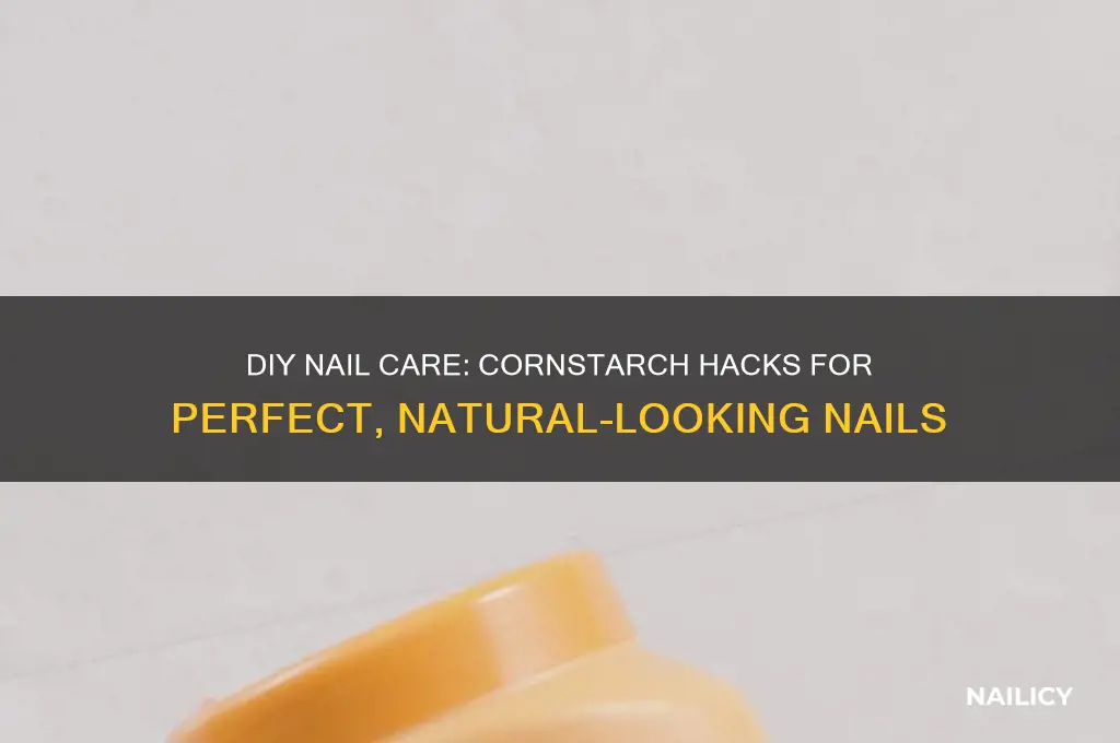 how to do your nails with cornstarch
