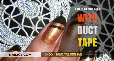 Creative Duct Tape Nail Art: Easy DIY Manicure Tutorial