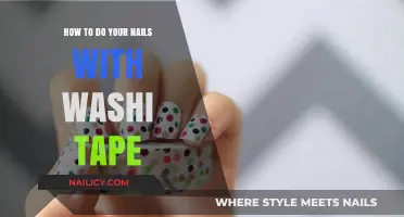 Creative Washi Tape Nail Art: Easy DIY Manicure Tutorial