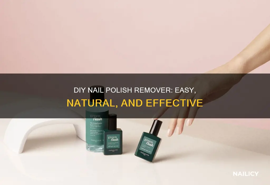 how to do your own nail polish remover