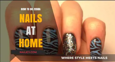 Easy Zebra Nails Tutorial: DIY Striped Manicure at Home