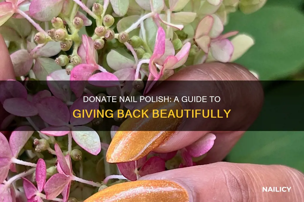 how to donate nail polish