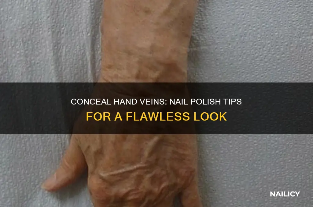 how to downplay hand veins with nail polish