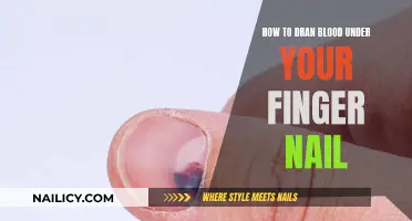 Draining Blood Under Fingernails: Quick and Easy Methods