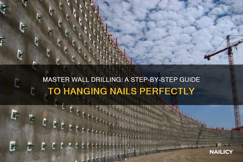 how to drill a nail in the wall