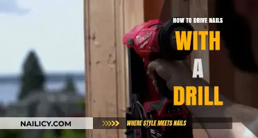 Mastering Nail Driving: Using a Drill for Precision and Efficiency