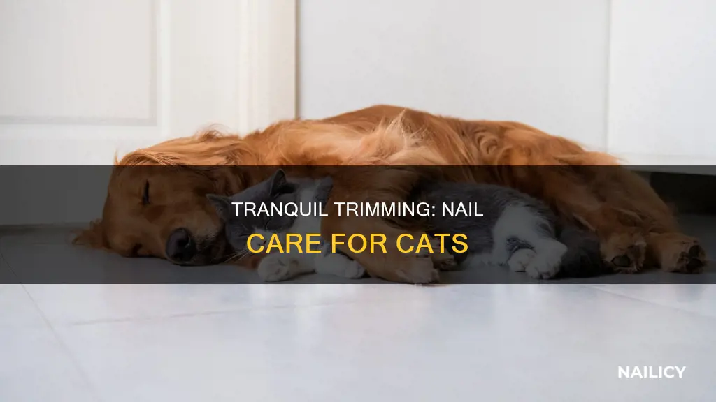 how to drug your cat to cut their nails