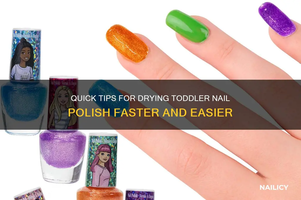 how to dry finger nail polish faster toddler