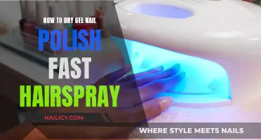 Fast-Drying Gel Nail Polish: Hairspray Hack to Try