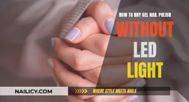 Drying Gel Nail Polish: No LED Light Tricks