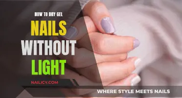 Drying Gel Nails: No Light, No Problem
