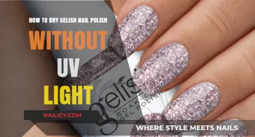 Quick Tips to Dry Gelish Nail Polish Without UV Light