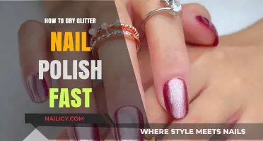 Quick Tips to Speed Up Drying Glitter Nail Polish
