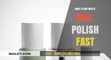 Quick Tips for Fast-Drying Matte Nail Polish Finish