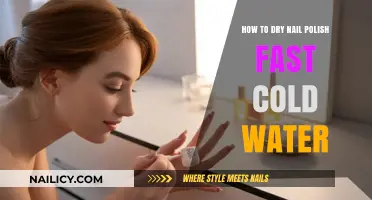 Quick Nail Polish Drying Hack: Cold Water Method Explained