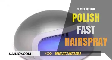 Quick Nail Polish Drying Hack: Using Hairspray for Instant Results
