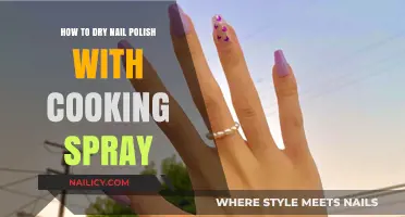 Quickly Dry Nail Polish Using Cooking Spray: A Simple Hack