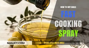 Quick Nail Drying Hack: Using Cooking Spray for Instant Results