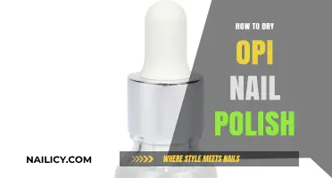 Quick Tips to Dry OPI Nail Polish Faster and Flawlessly