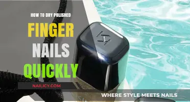 Quick Tips for Fast-Drying Polished Fingernails: A Handy Guide