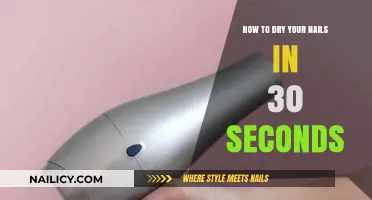 Quick Nail Drying Hacks: Achieve Perfectly Dry Nails in 30 Seconds
