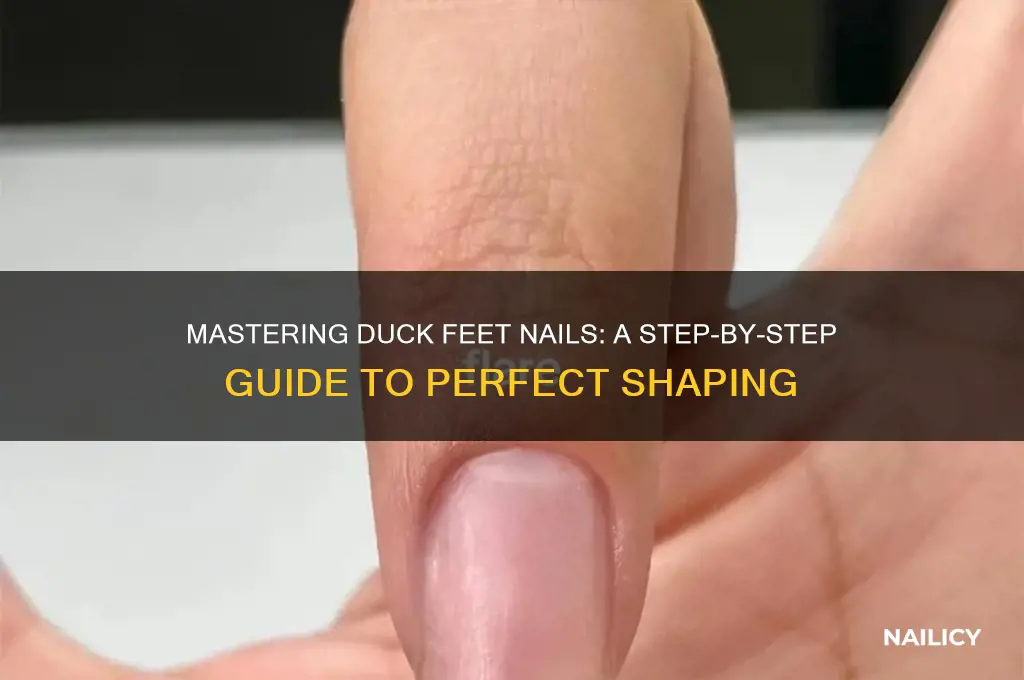 how to duck feet nails