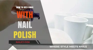 Creative DIY: Dyeing Mugs with Nail Polish for Unique Designs