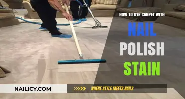 Revive Your Carpet: Easy DIY Nail Polish Stain Dyeing Techniques