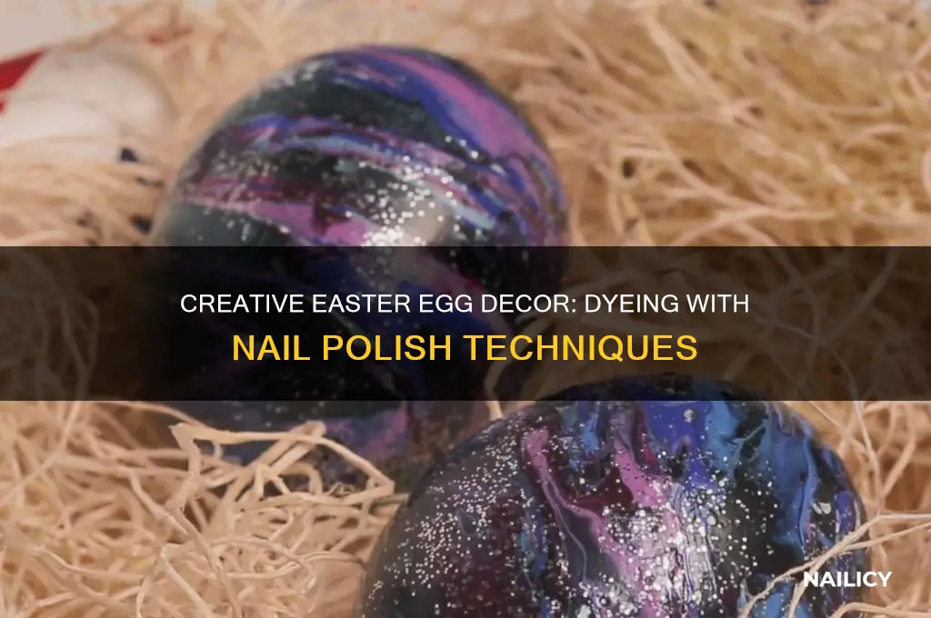 how to dye easter eggs with nail polish
