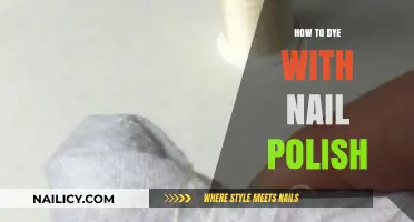 Creative Nail Polish Dyeing Techniques: Transform Fabrics with Colorful Designs