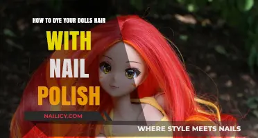 Dyeing Doll Hair with Nail Polish: A Creative DIY Guide