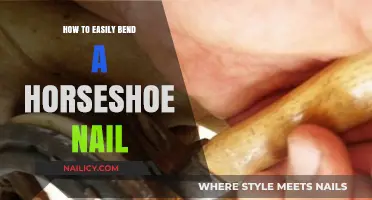 Master the Art: Easily Bending Horseshoe Nails Like a Pro