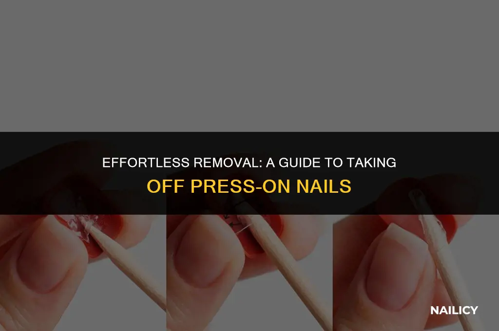 how to easily get press on nails off
