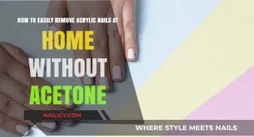 Acrylic Nails: Easy Home Removal Without Acetone