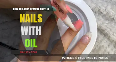 Removing Acrylic Nails: The Oil Method
