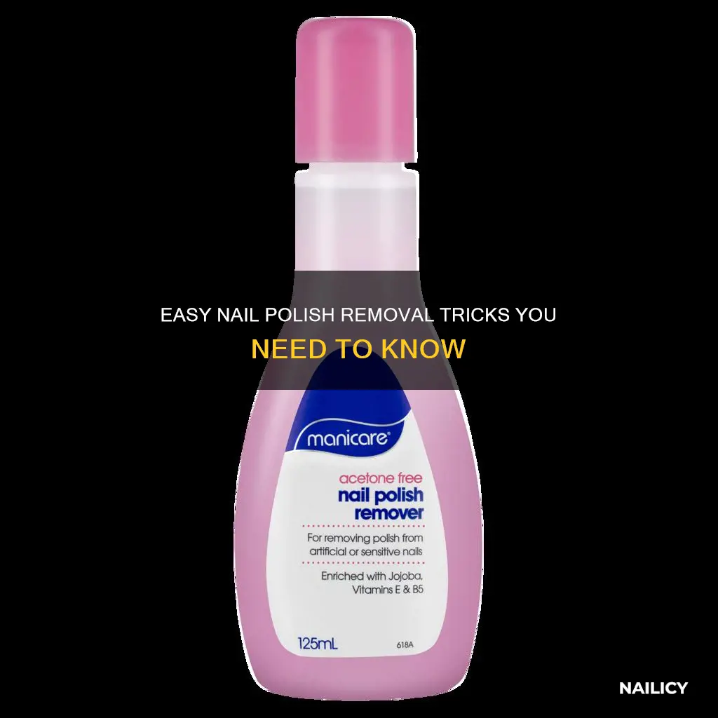 how to easily remove nail polish