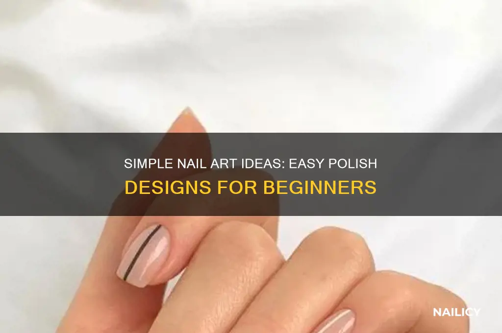 how to easy nail polish designs