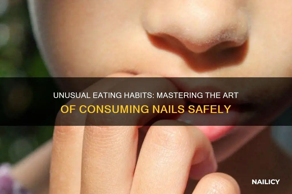 how to eat nails
