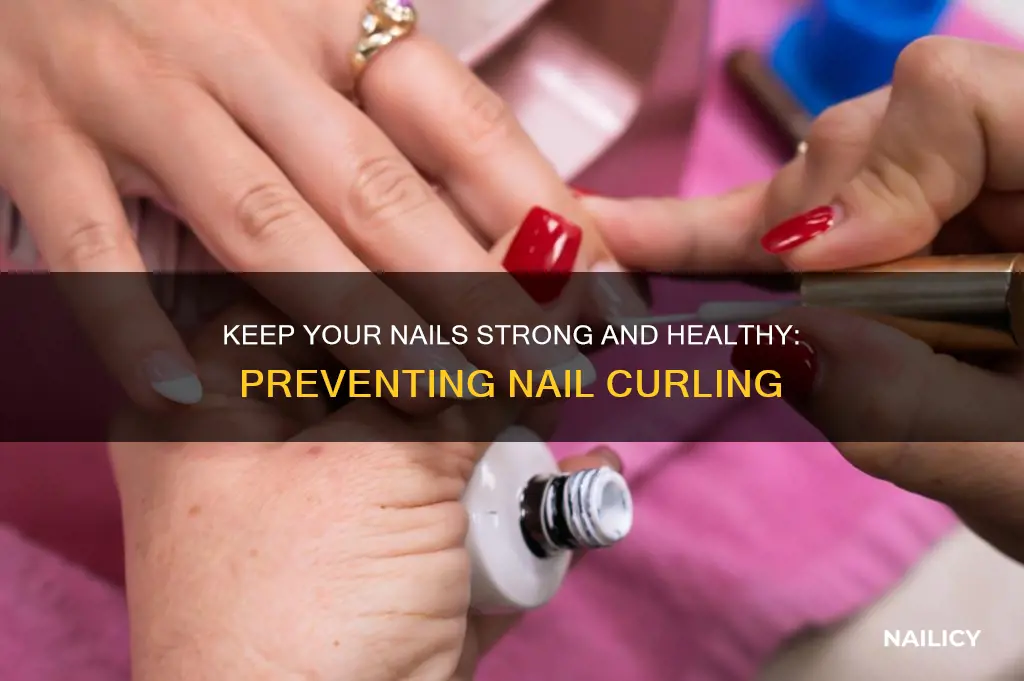 how to eep finger nails from curlling
