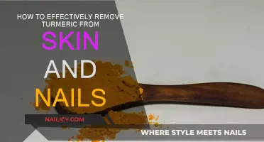 Eradicate Turmeric Stains: Skin and Nails