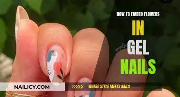 Gel Nails: Embedding Flowers for a Blooming Manicure